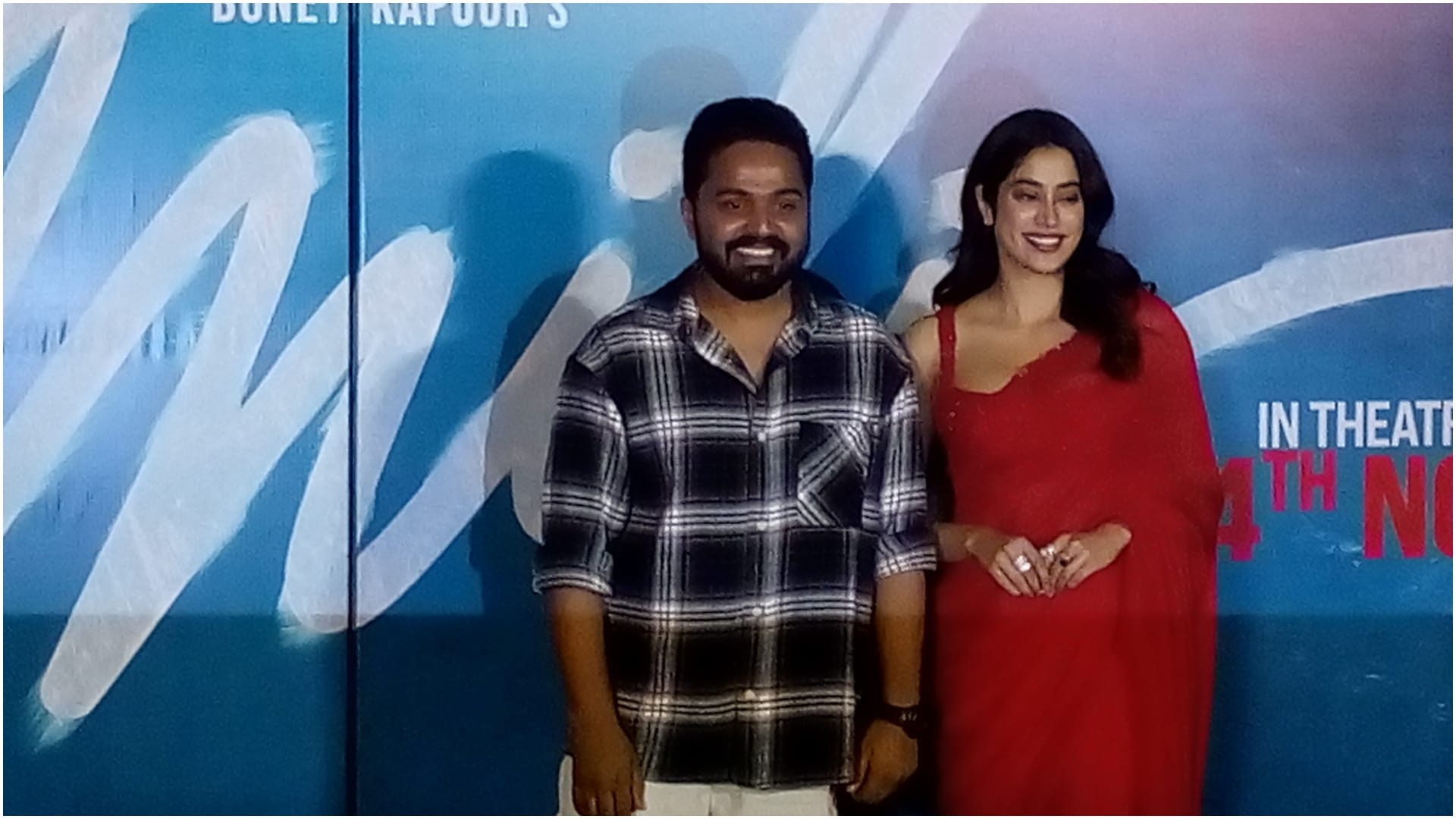 Mili Trailer Launch Producer Boney Kapoor praised daughter Janhvi kapoor work, but actress stop her father