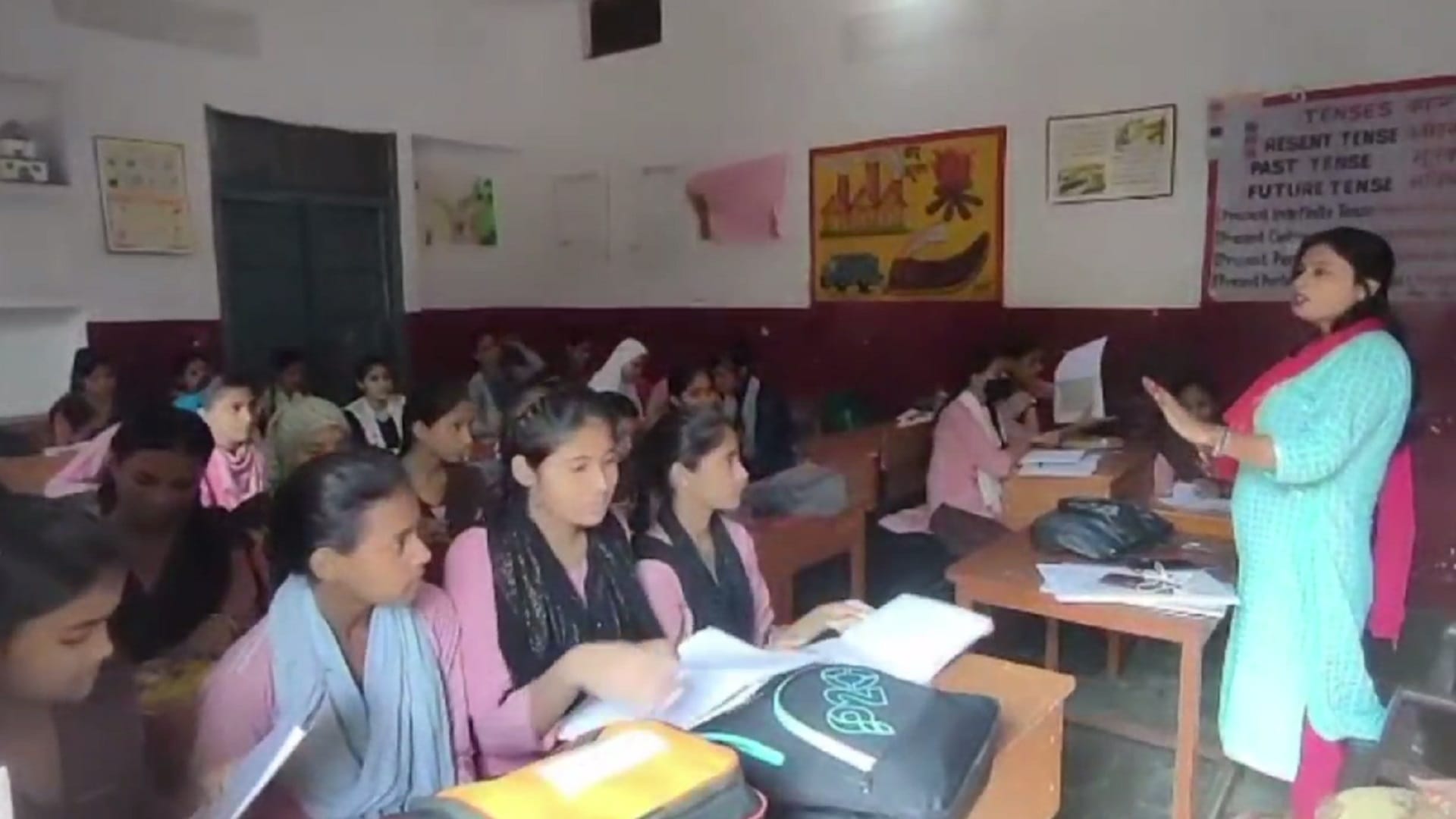 There is no system of education for all students in Prahlad Nagar Upper Primary School in Meerut