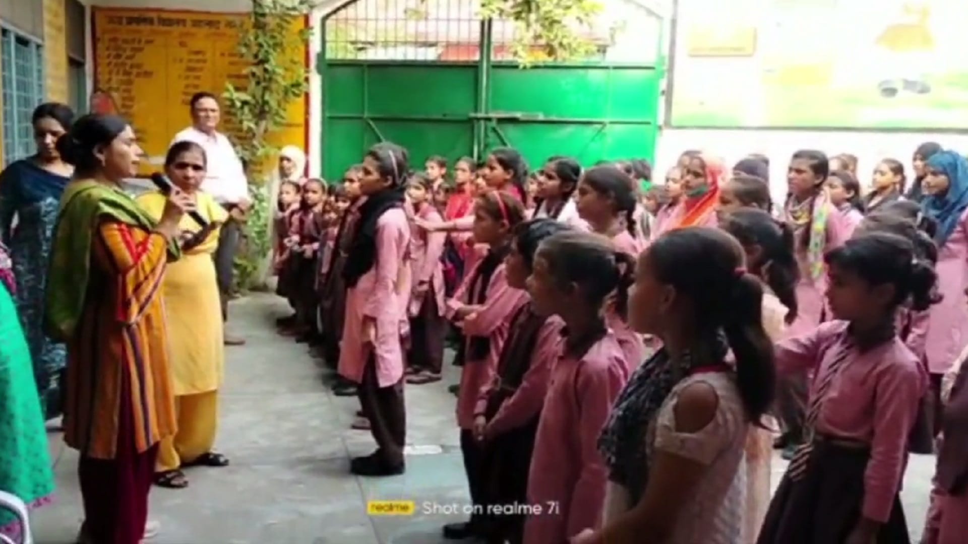 There is no system of education for all students in Prahlad Nagar Upper Primary School in Meerut