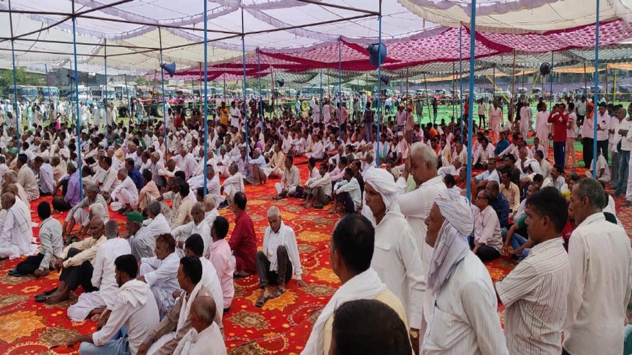 Panchayat held in Muzaffarnagar regarding the demands of farmers