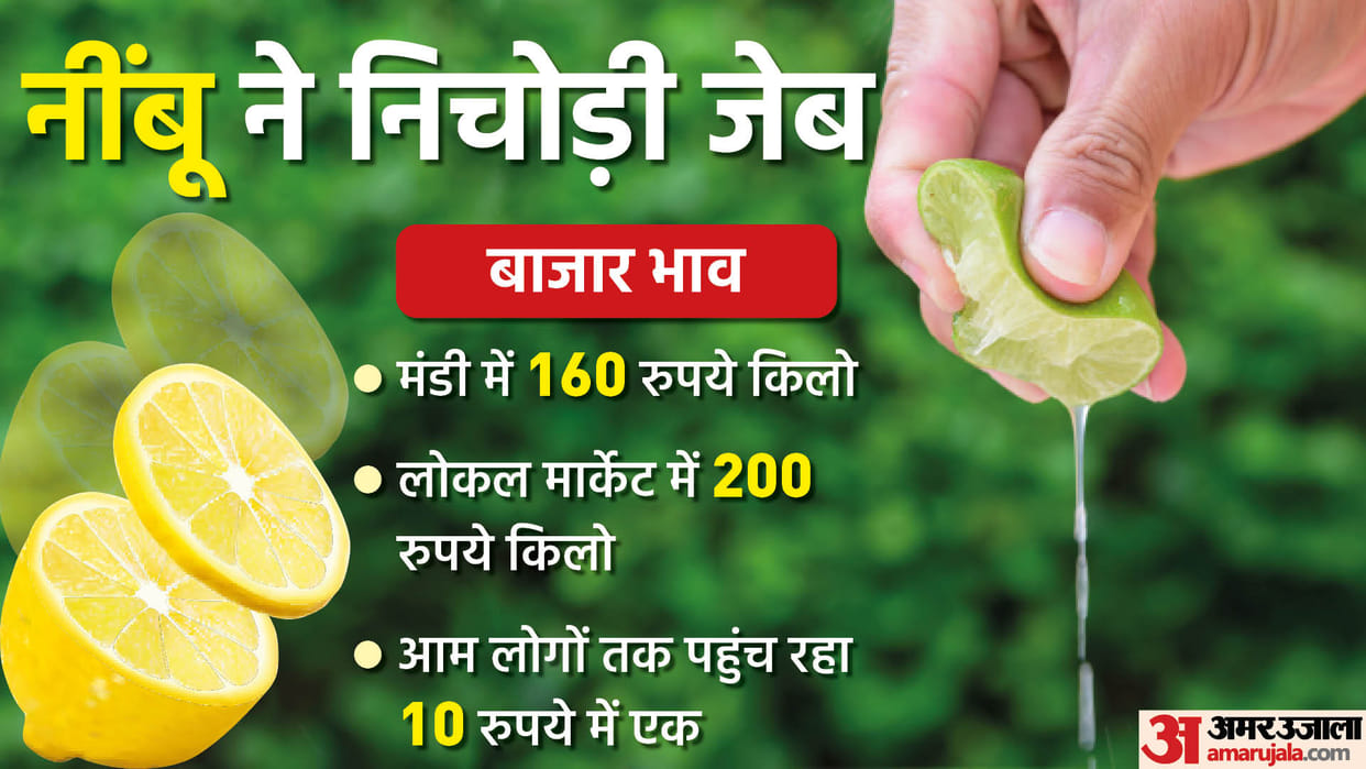price of lemon in sabzi mandi Rs 200 per kg one for Rs 10 in local market