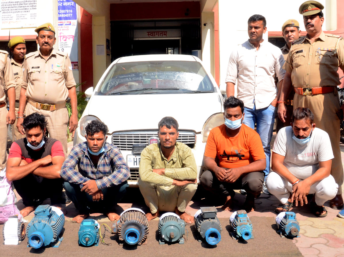 Theft revealed in former head's factory, five arrested