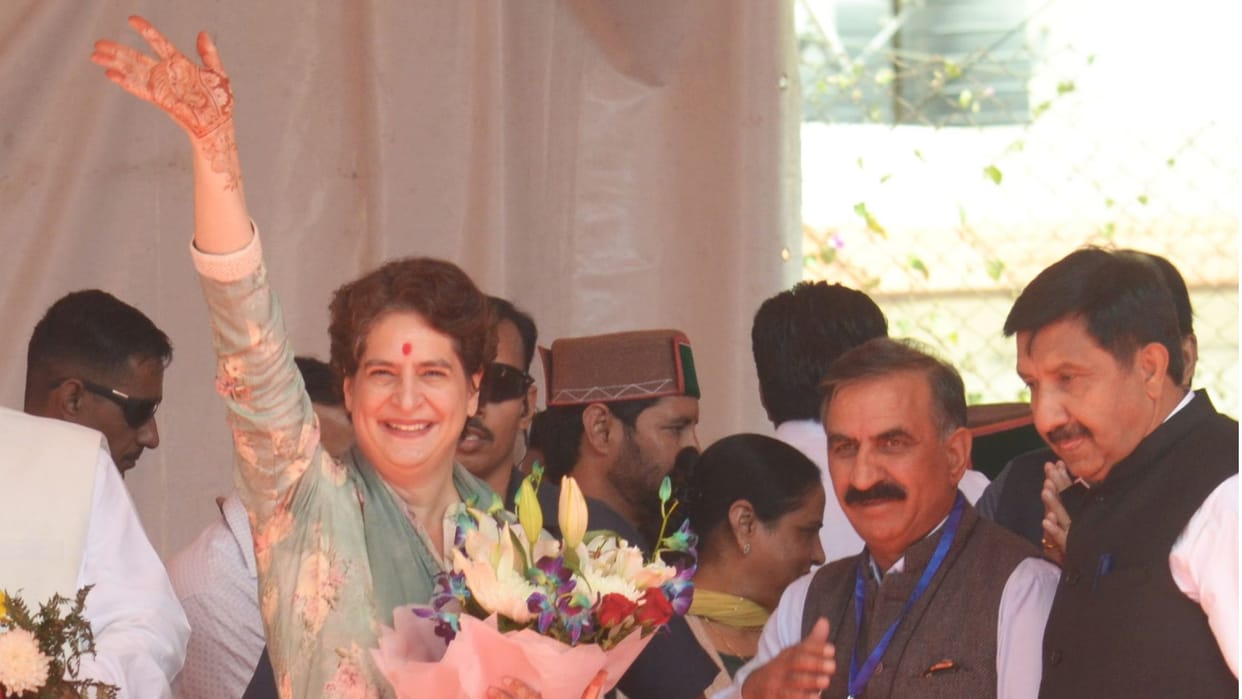 himachal pradesh election 2022 priyanka gandhi eight political rally and road show in himachal pradesh