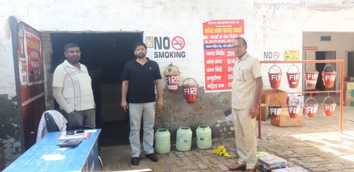 Banned firecrackers recovered in populated area, person arrested