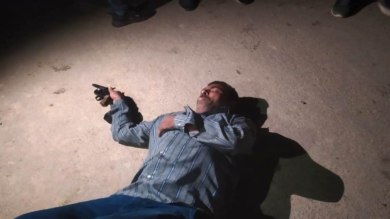 Accused of robbery in Tiny branch of bank arrested in encounter, shot in leg