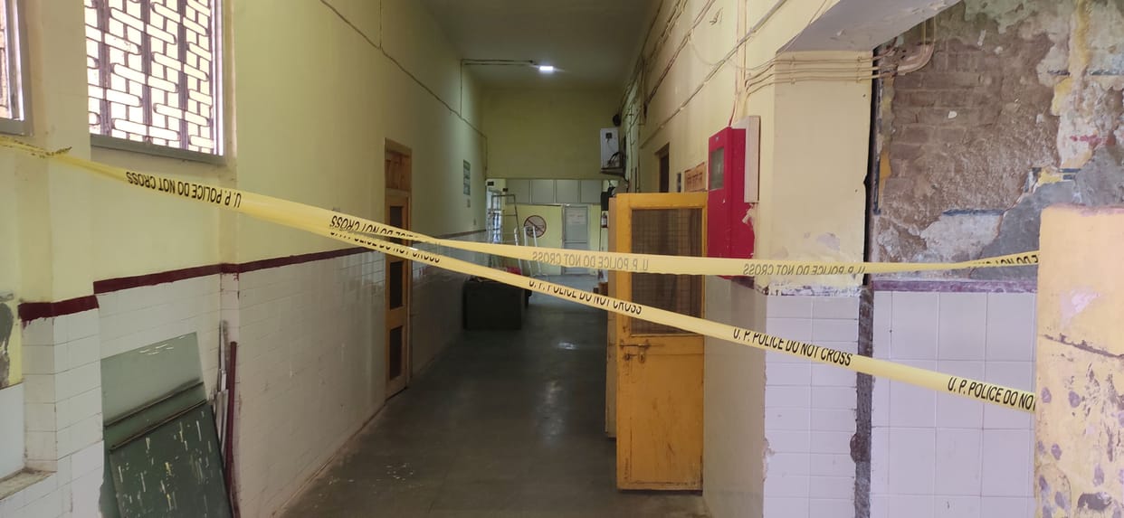 District  Hospital gas accident