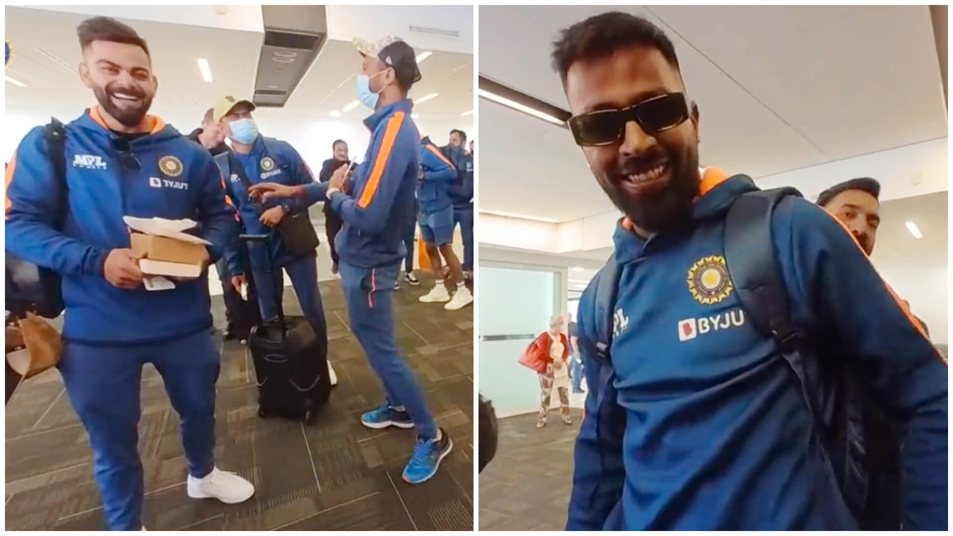 T20 WC: Team India reached Brisbane for two practice matches, Virat Kohli Axar Patel Rishabh Pant Suryakumar