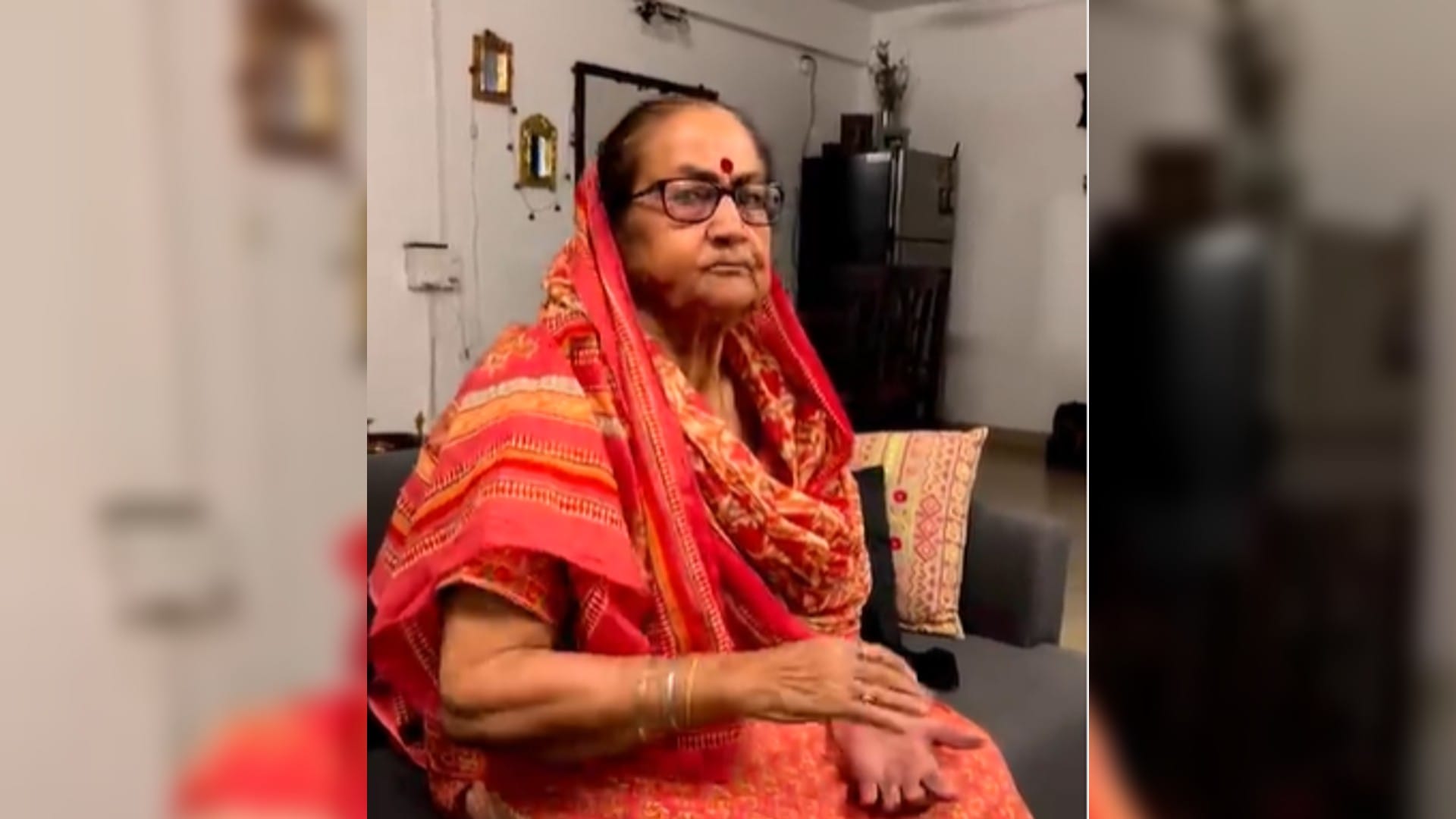 Anupam Kher Shared a video on Social media with his mother Dulari kher eating Patisa