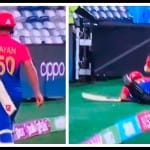 बाउंड्री पर गिरे अफजल खान