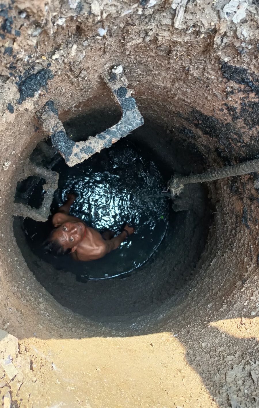 sewer cleaning no equipment