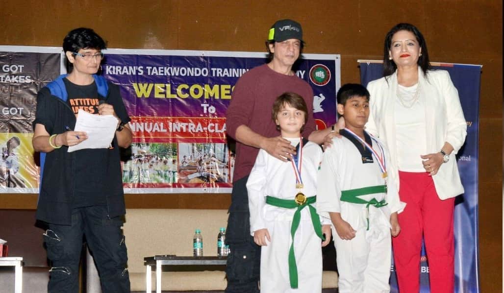 Shahrukh Khan Son Abram Khan wins medal in taekwondo Saif Ali Khan Son also participate in the Competition