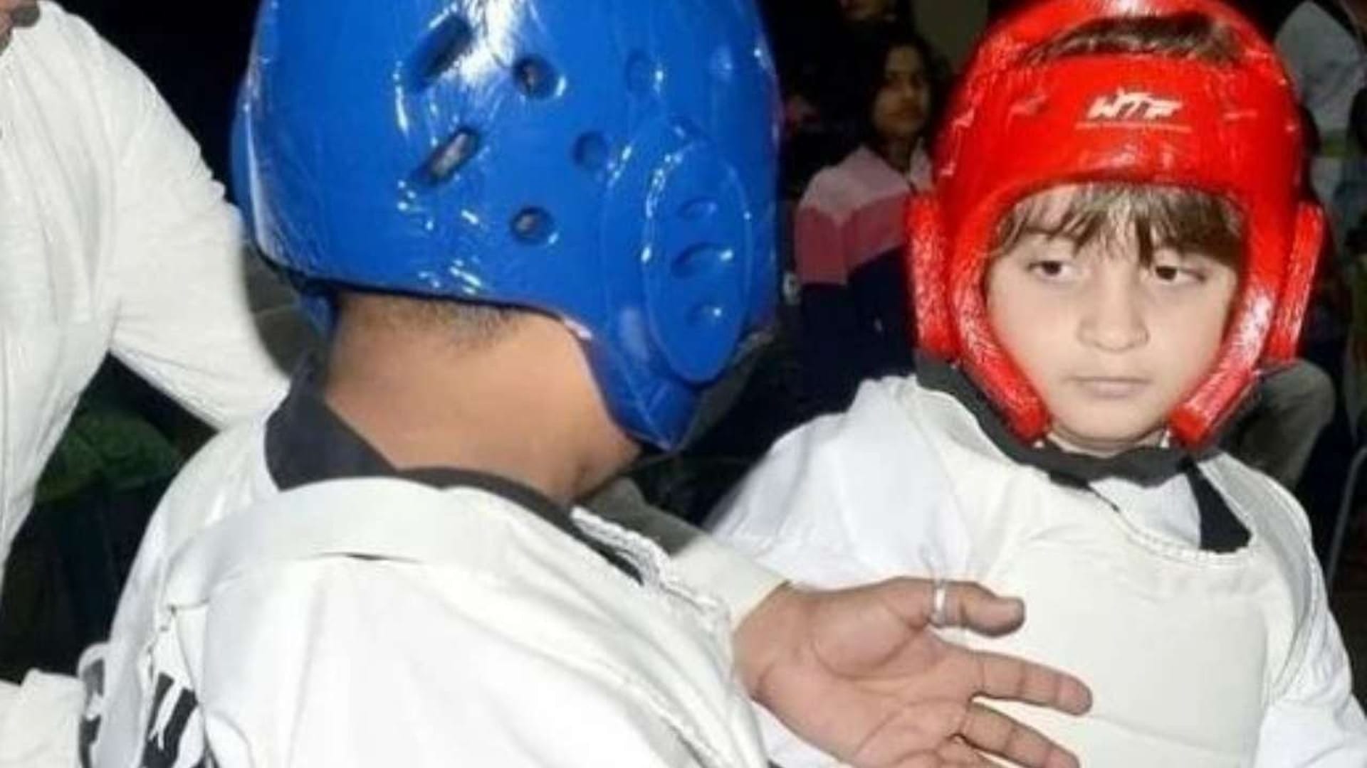Shahrukh Khan Son Abram Khan wins medal in taekwondo Saif Ali Khan Son also participate in the Competition