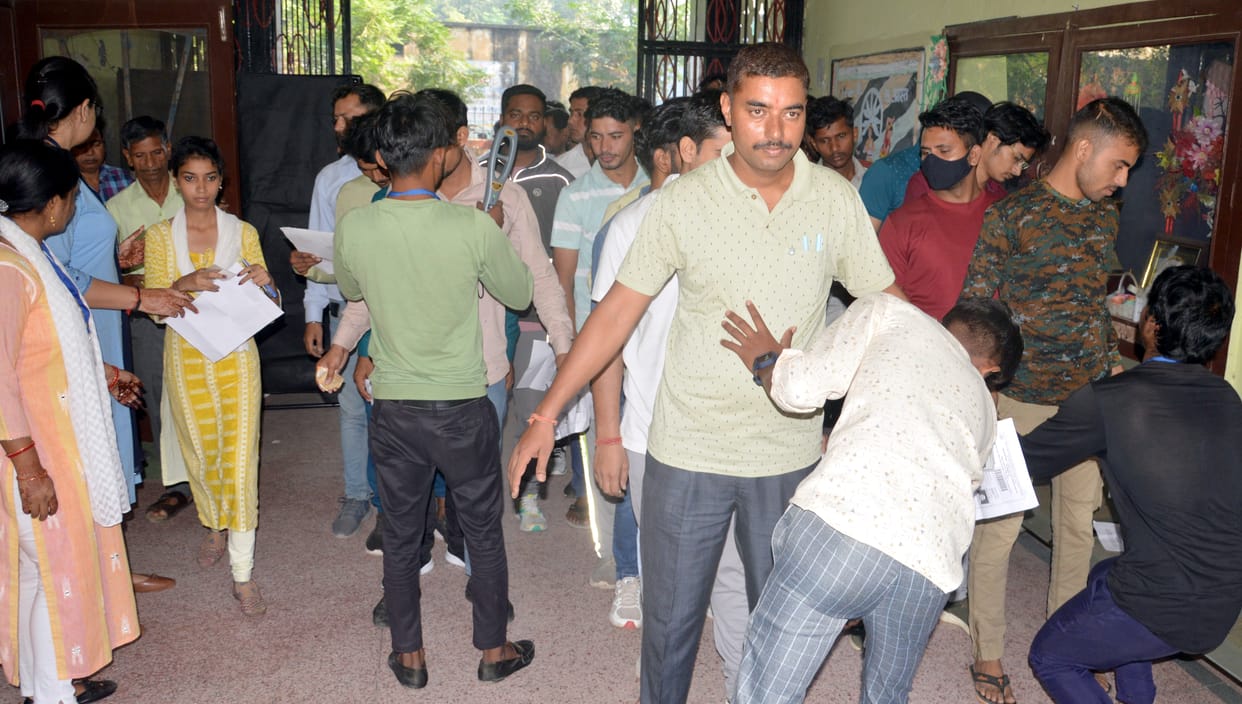 Preliminary eligibility test held amid tight security arrangements