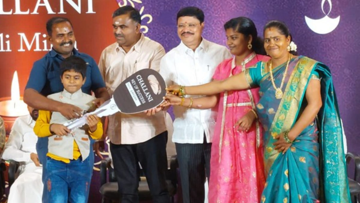 Chennai Businessman gives cars and bikes to staff as Diwali gift