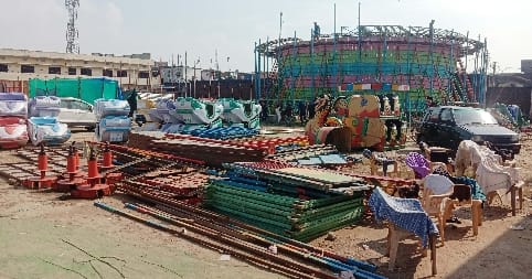 The arrival of the sports spectacle at the Ramlila fair increased the excitement