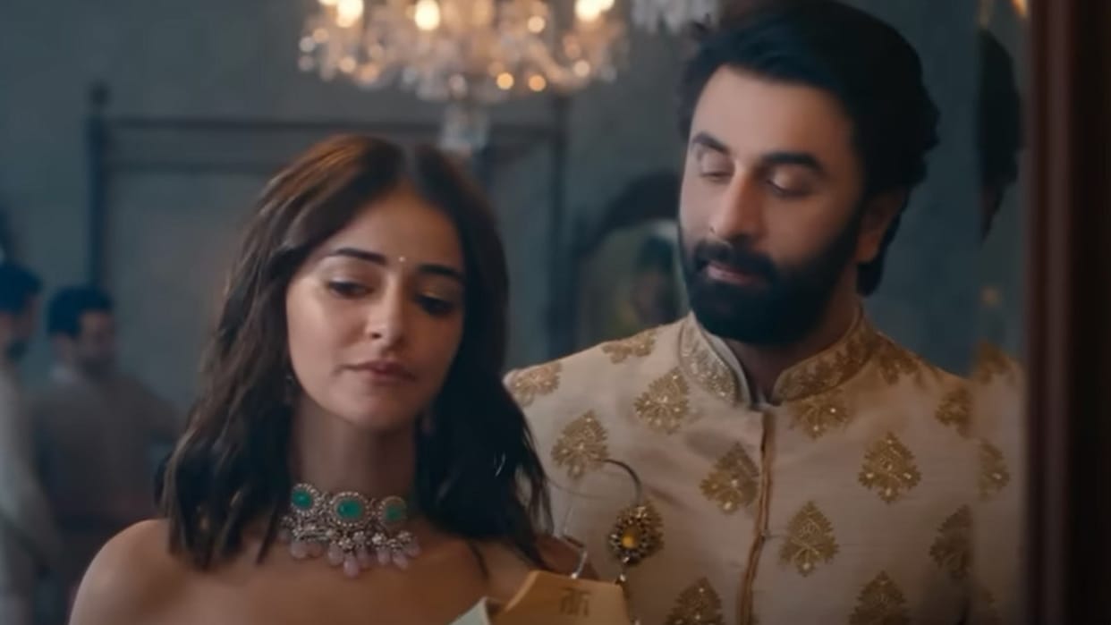 Ranbir Kapoor Ananya Pandey onscreen romance in a ad see the users reaction