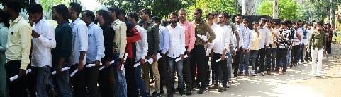 PET: Paid twice the fare, got shocked in the crowd, then reached the examination center