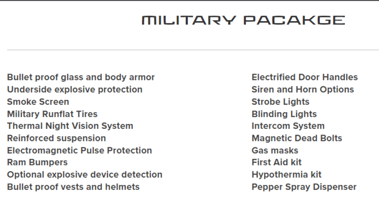 American company Rezvani launched Vengeance SUV with tank-like features, know how are the features and price