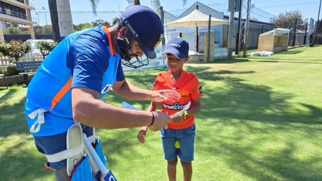 My favourite delivery is an inswing yorker, 11-year-old boy impresses Rohit Sharma with his bowling