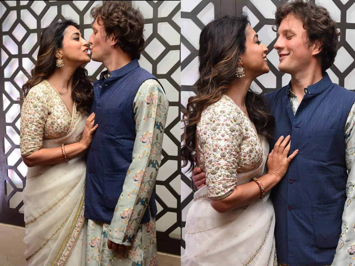 Drishyam 2 actress Shriya Saran gets trolled for lip kissing husband andrei koscheev in front of camera