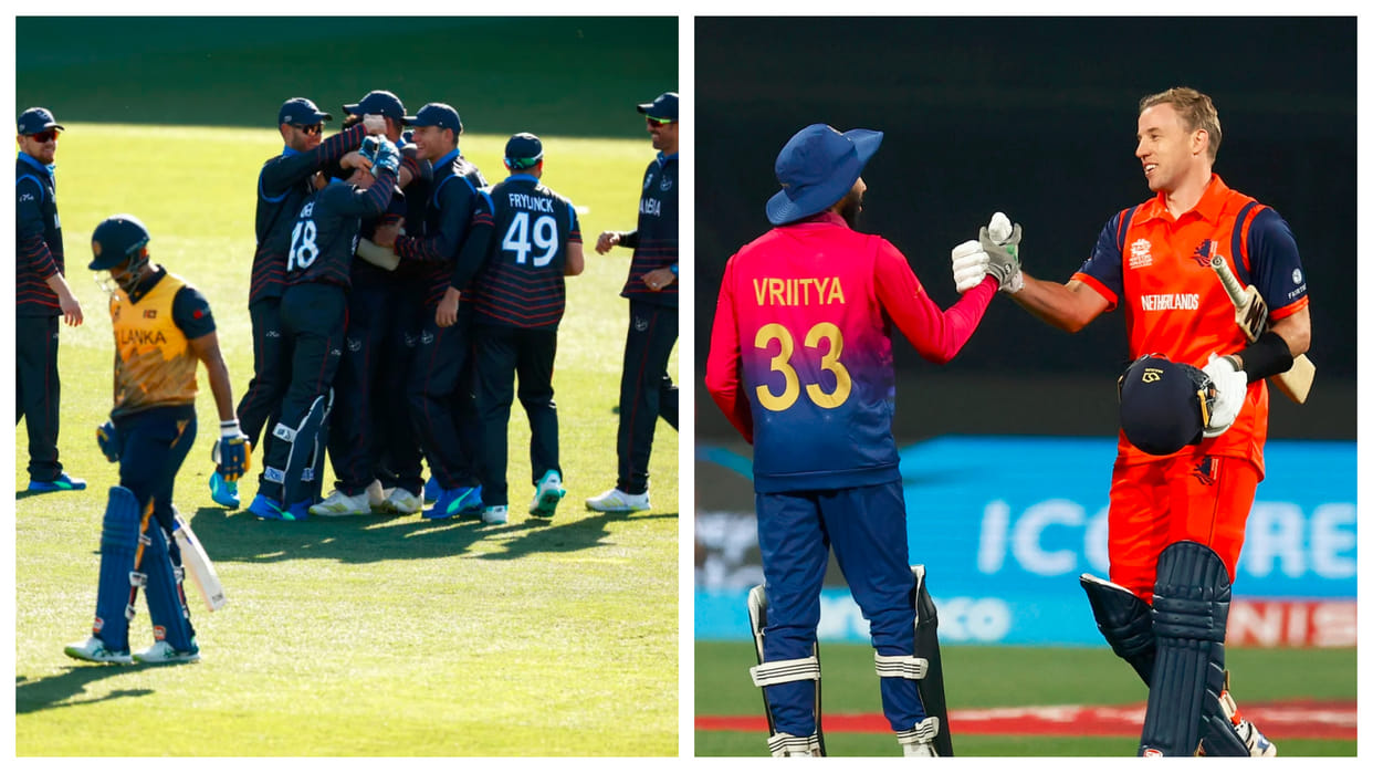 T20 World Cup 2022 Today Match UAE vs NED and SL vs NAM Highlights Results and Analysis in Hindi