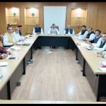 दिल्ली में प्रदेश चुनाव समिति की बैठक।