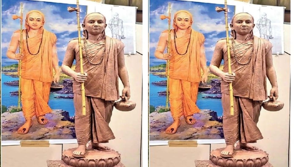 108 feet high statue of Ashtadhatu of 11-year-old Shankaracharya will be installed in Omkareshwar
