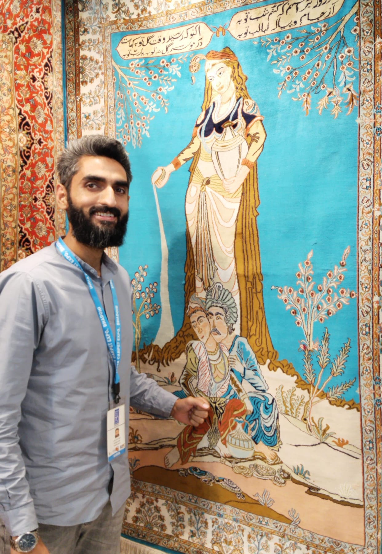 Carpet Expo: 576 Bales In One Square Inch, People Amazed