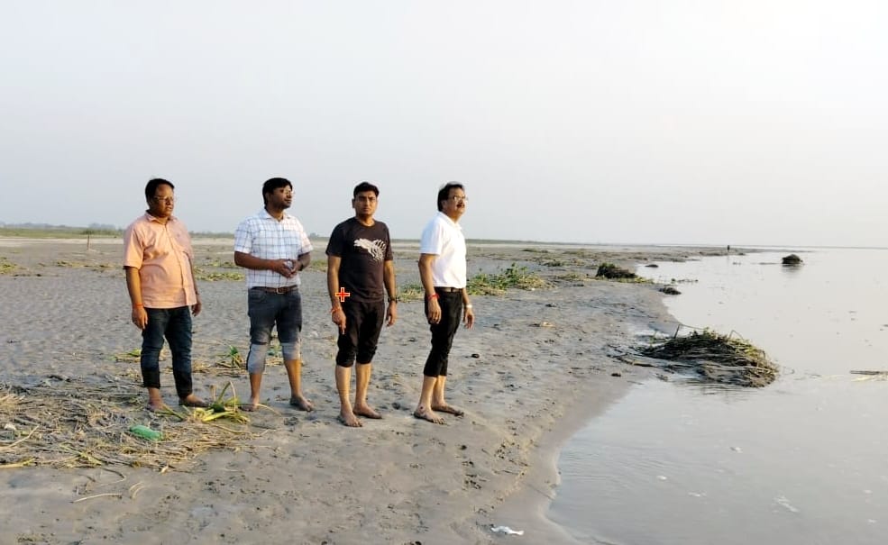 Visited the occasion to organize Ganga Snan fair