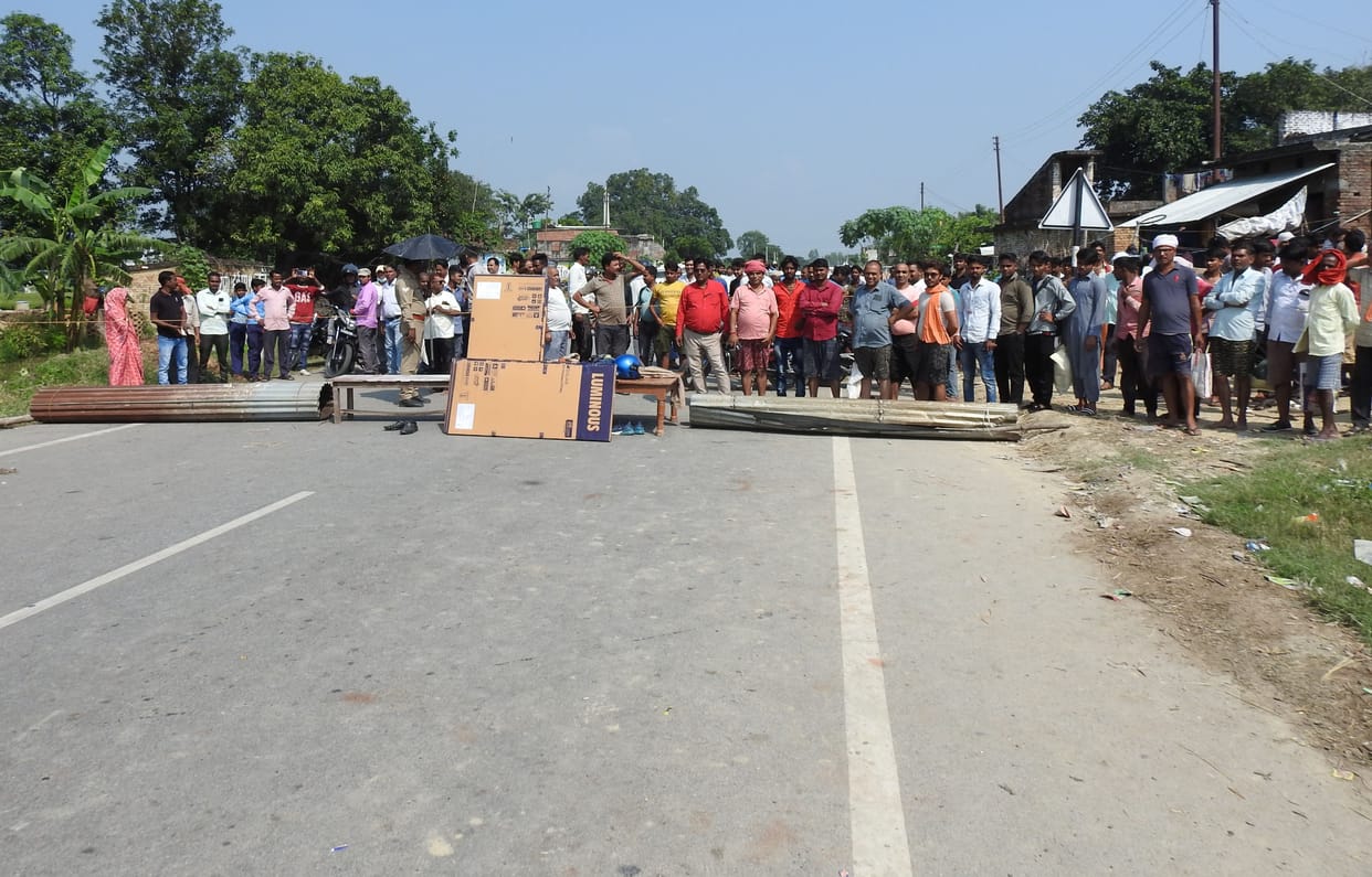 27 buses held in dipo due to road closed