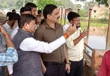 Hardoi, 30 lakhs spent on the beautification of the pond, the minister said - will not get the right work done