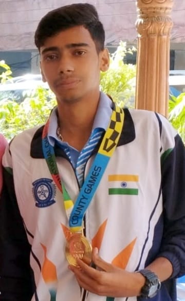 Priyanshu won gold in International Athlete Championship