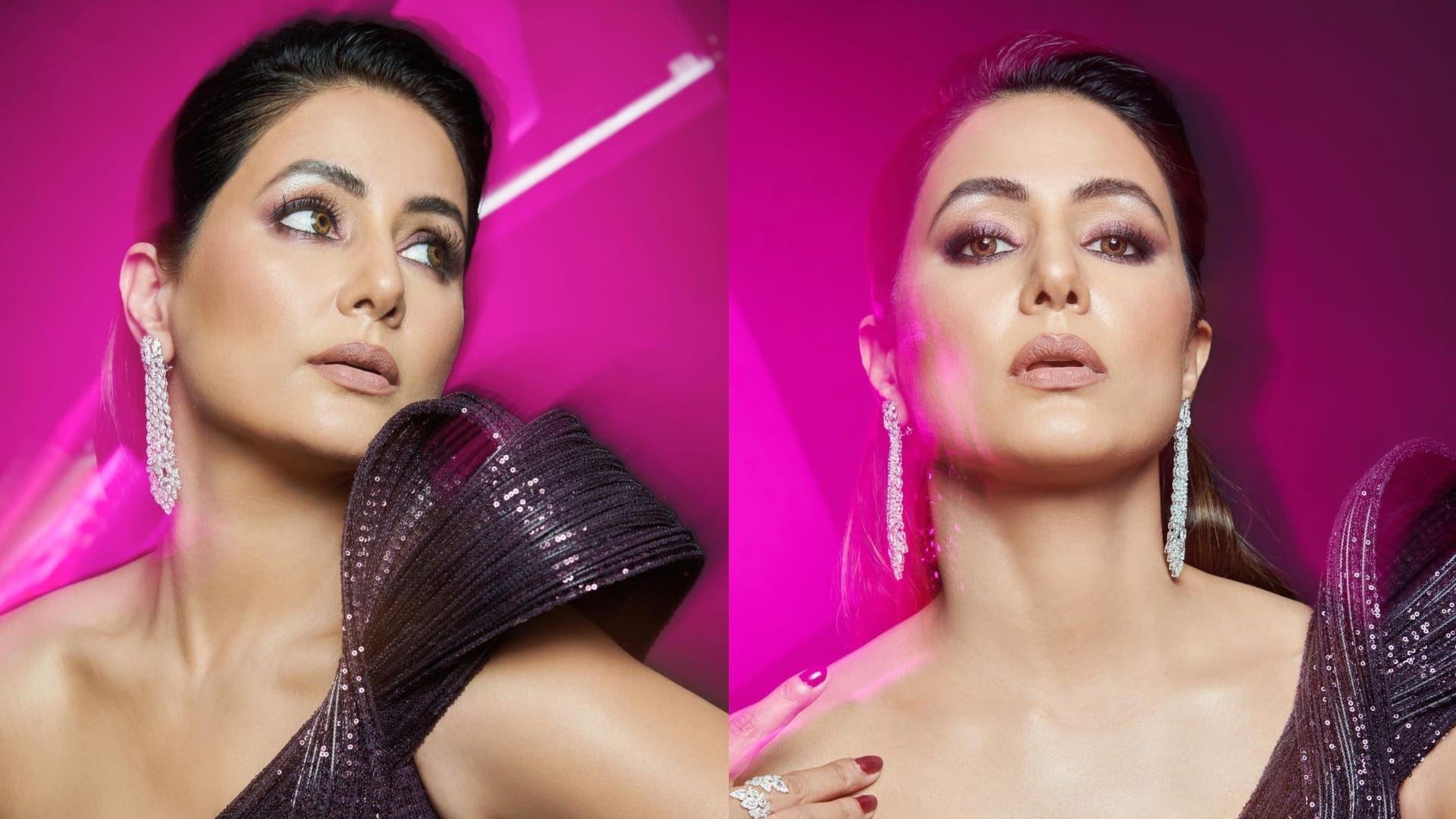Photos Of The Day Aamna Shrif sonakshi sinha monalisa hina khan anushka sen janhvi kapoor shama sikander