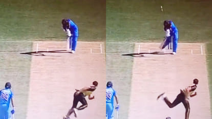 VIDEO: Mitchell Starc stunning ball at stormy speed, Hardik Pandya narrowly escaped, said- 'Mere ko pata nahi