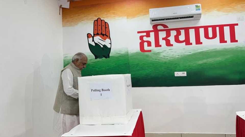193 votes polled in Haryana in Congress Presidential election