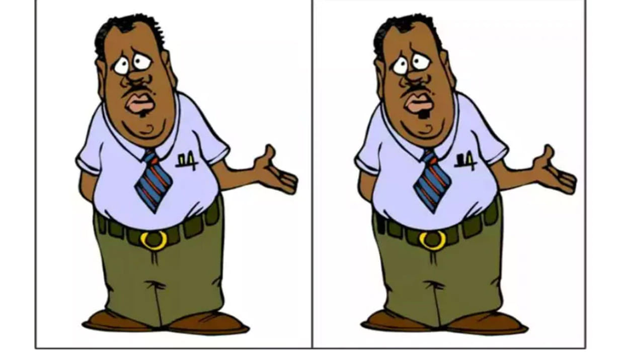 Optical Illusion spot 6 differences between two photos only genius eyes can find brain teasers