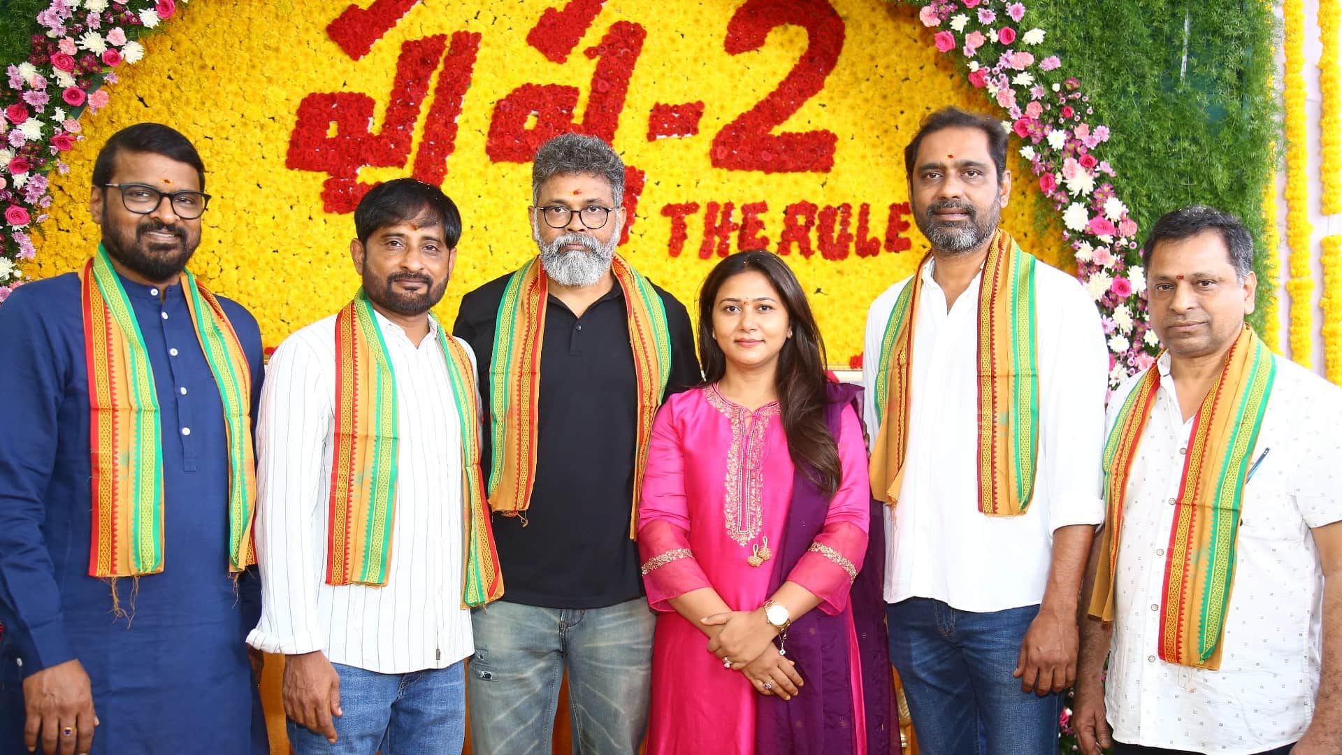 Pushpa the Rule Makers shared glimpse from set  on Social Media Rashmika Mandanna reacted on the post