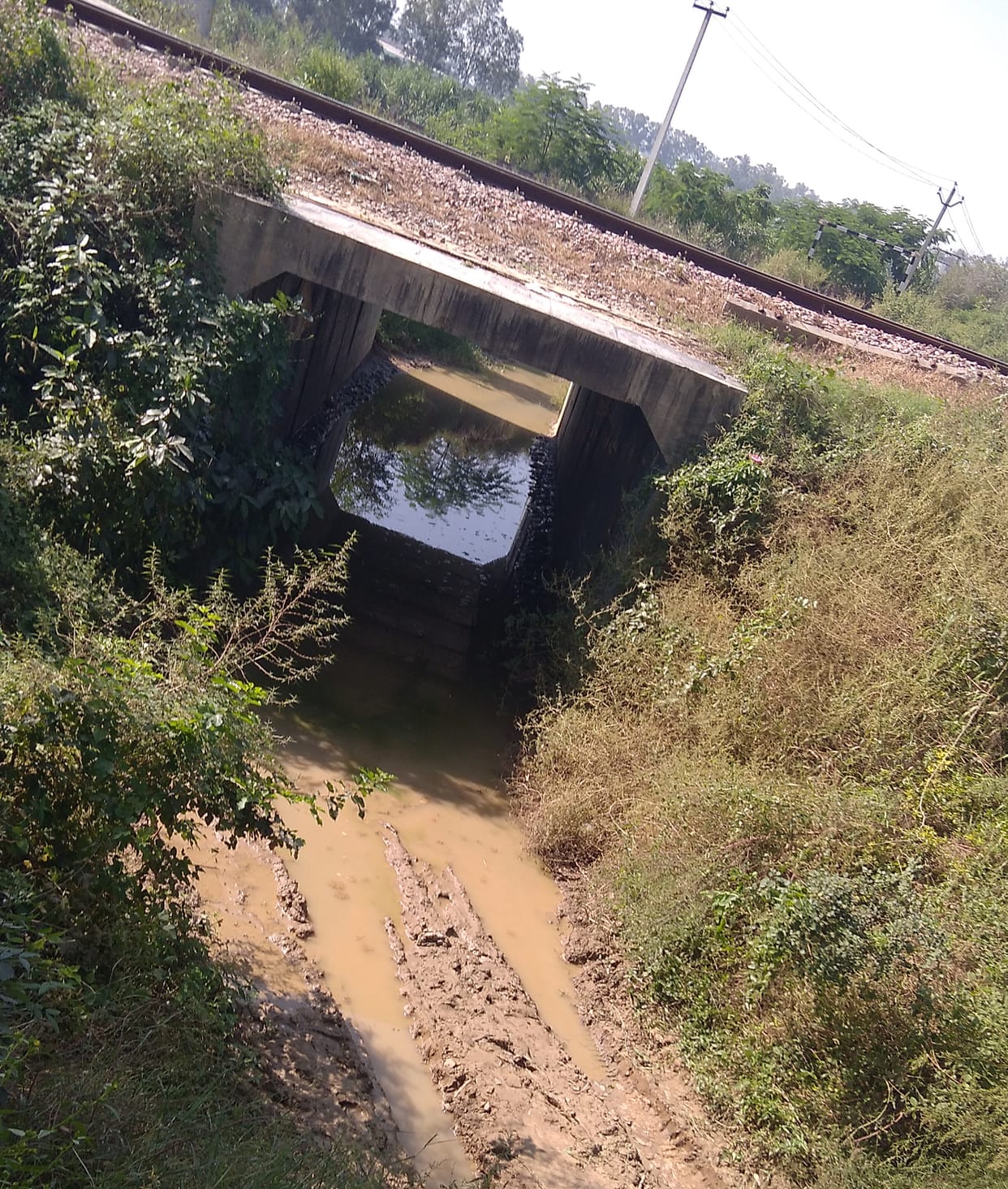 Construction of railway underpass route entangled in land dispute