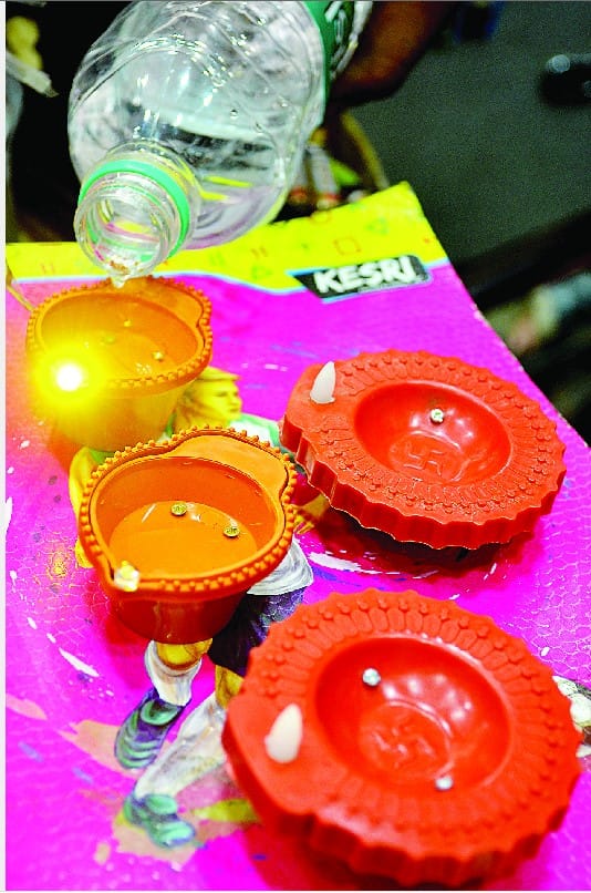 Stop worrying about expensive oil, ghee on Diwali, light diyas with water