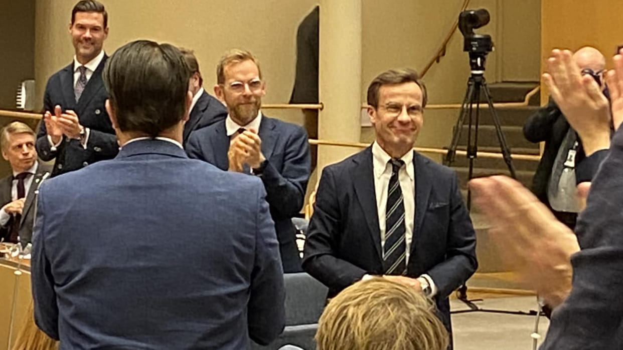 Swedish Parliament elects conservative Ulf Kristersson prime minister
