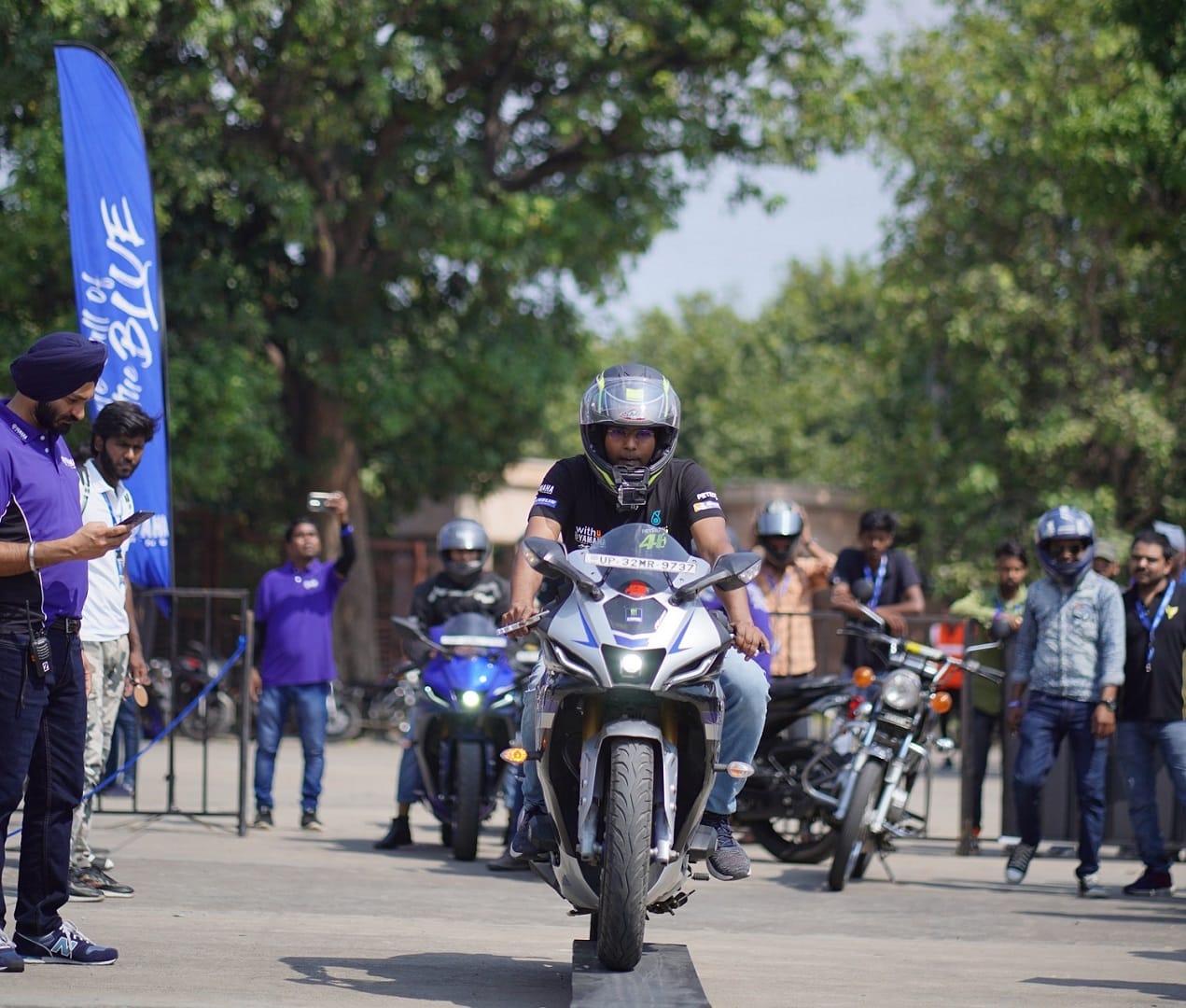 India Yamaha Motor Organizes The Call of the Blue Weekend Event in Lucknow News in Hindi