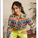 VIDEO : katrina kaif gorgeous look in alphabets printed shirt