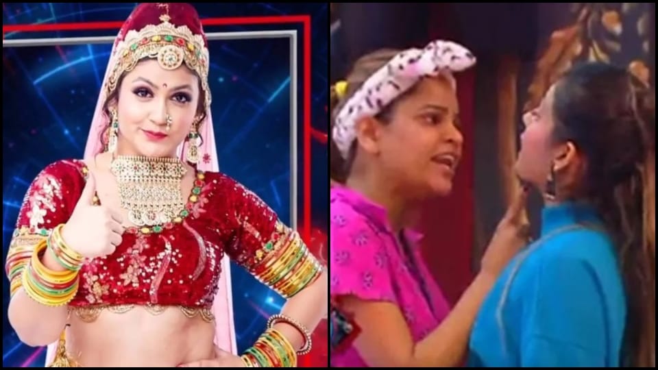 Bigg boss 16 archana gautam and gori nagori big fight in salman khan show throws water