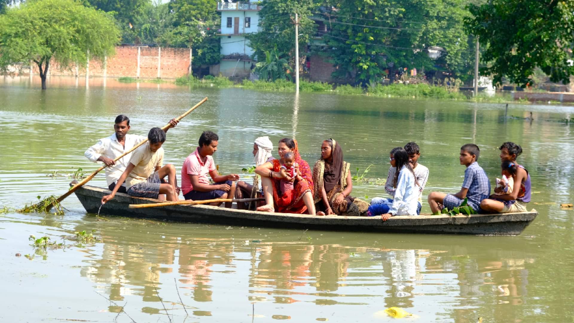 गोरखपुर में बाढ़।