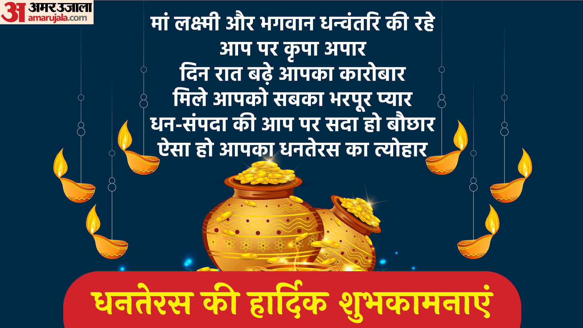 Happy Dhanteras 2022 Wishes, Quotes Images, Wallpapers, WhatsApp Facebook Messages in hindi