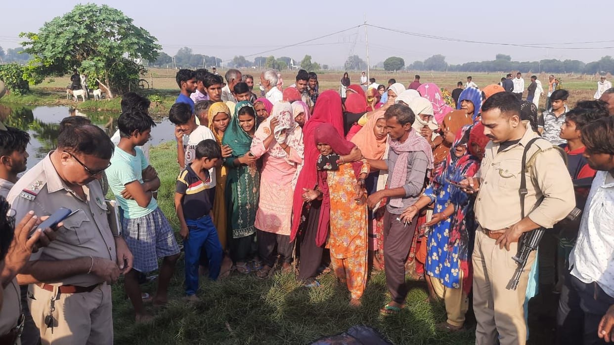 Hathras: The body of the laborer found landing in the puddle