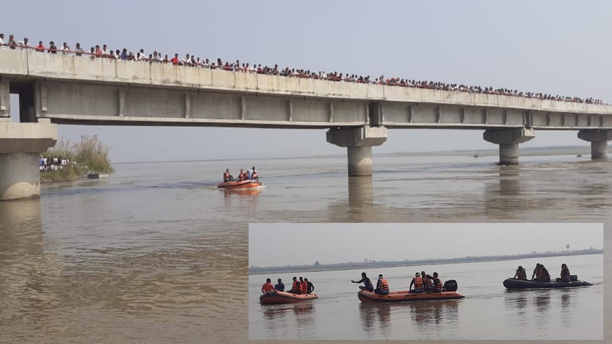 Boat with many people drowned in Ganga in Hastinapur of Meerut, search is on