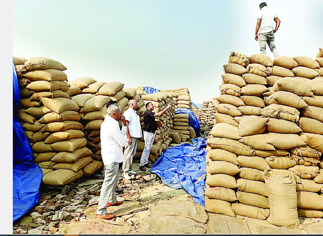 Paddy found less in two rice mills of Nilokheri, Uchana