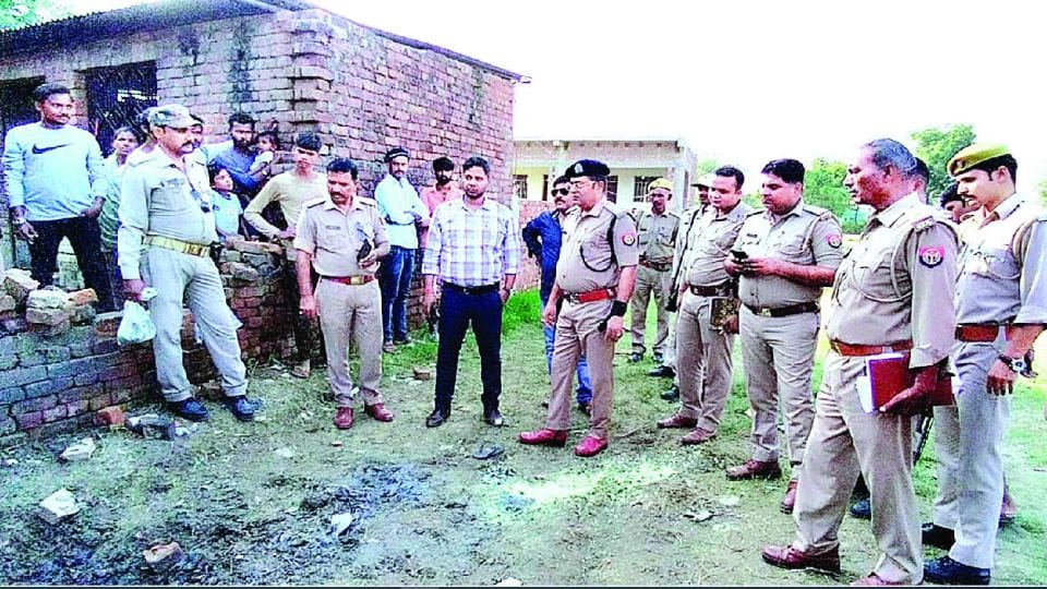 man and 12 year old boy seriously injured in fireworks explosion in mainpuri