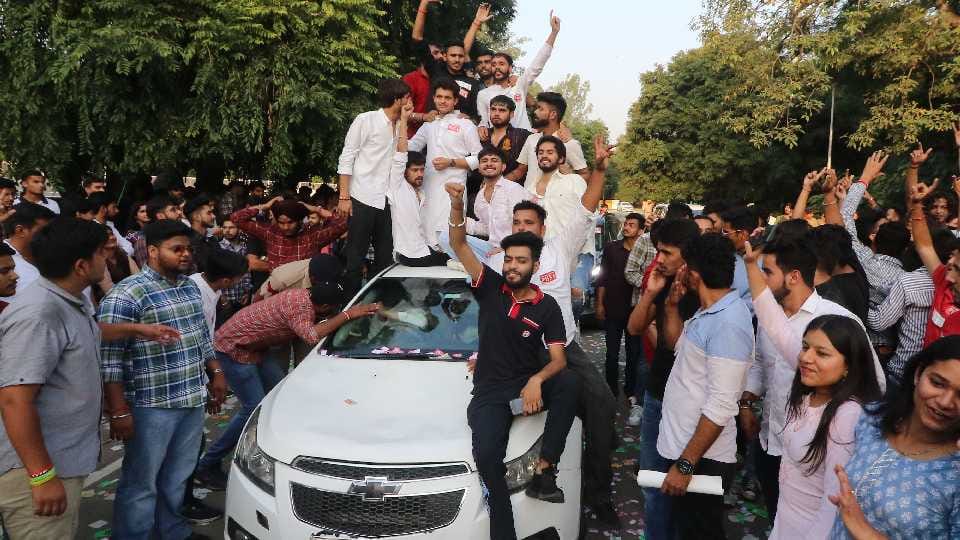PU student union election: Pushpinder Singh won President election in DAV College